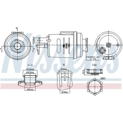 NISSENS 996314 Expansietank - Koelsysteem NISSENS 996314 Expansietank - Koelsysteem