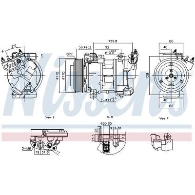 NISSENS 891016 Ilmastointikompressori - 891016 - Ilmastointikompressori NISSENS 891016 Ilmastointikompressori - 891016 - Ilmastointikompressori