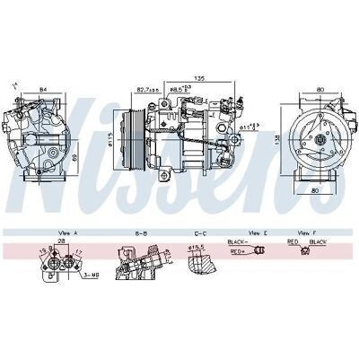 NISSENS PCX14 12 R1234yf - Klimakompressor NISSENS PCX14 12 R1234yf - Klimakompressor