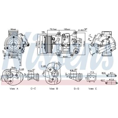 NISSENS 891069 - Klimakompressor NISSENS 891069 - Klimakompressor