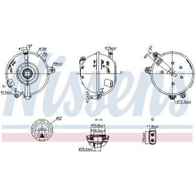NISSENS 996324 Δοχείο Ανάπτυξης - Αισθητήρας - Πλαστικό - 1.25L NISSENS 996324 Δοχείο Ανάπτυξης - Αισθητήρας - Πλαστικό - 1.25L