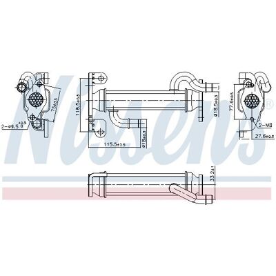 NISSENS 989400 Abgasrückführungskühler - IVECO Daily 6 NISSENS 989400 Abgasrückführungskühler - IVECO Daily 6