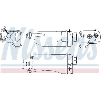 NISSENS 996361 - Kühlmittel-Ausdehnungsgefäß mit Sensor für BMW NISSENS 996361 - Kühlmittel-Ausdehnungsgefäß mit Sensor für BMW