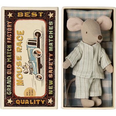 Maileg Grand Frère Souris dans Boîte d'Allumettes - Multicolore - Poupée Maileg Grand Frère Souris dans Boîte d'Allumettes - Multicolore - Poupée