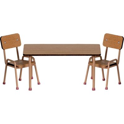 Ensemble de meubles Maileg Souris - Poudre Foncé - Ensemble de meubles - Publicité Ensemble de meubles Maileg Souris - Poudre Foncé - Ensemble de meubles - Publicité