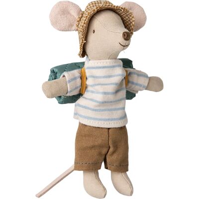 Maileg - Grand Frère Souris - Bleu - Peluche - Publicité Maileg - Grand Frère Souris - Bleu - Peluche - Publicité