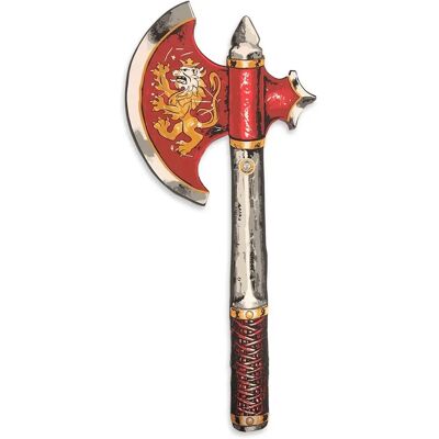 Costume de masque de hache de chevalier rouge - EVA mousse de Liontouch - Publicité Costume de masque de hache de chevalier rouge - EVA mousse de Liontouch - Publicité