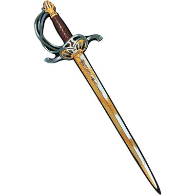 Épée de mousquetaire dorée Liontouch - Accessoire de costume - Publicité Épée de mousquetaire dorée Liontouch - Accessoire de costume - Publicité