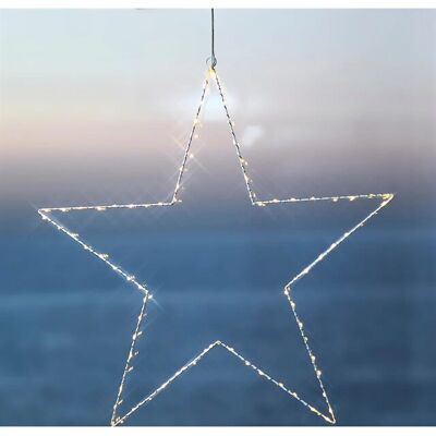 Sirius Hvid LED-stjerne dekoration - 70 cm - Belysning Sirius Hvid LED-stjerne dekoration - 70 cm - Belysning