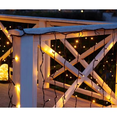 Sirius Sorte LED Gardinsæt - Udendørs 100 LED Sirius Sorte LED Gardinsæt - Udendørs 100 LED
