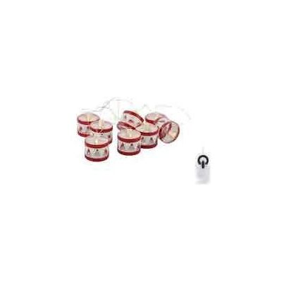 Sirius Elly Weihnachtsornament - Rot, Glastrommeln Sirius Elly Weihnachtsornament - Rot, Glastrommeln