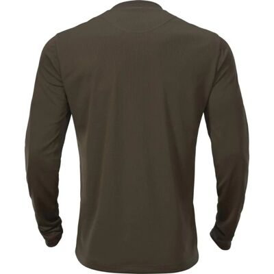 Härkila Mountain Hunter Langarmshirt - Grün/Shadow Braun - M - Jagd Härkila Mountain Hunter Langarmshirt - Grün/Shadow Braun - M - Jagd