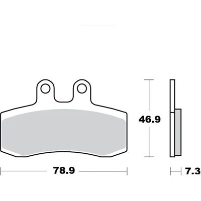 Moto-Master - 411704 Road Pro - Ceramica - Pastiglie freno Moto-Master - 411704 Road Pro - Ceramica - Pastiglie freno