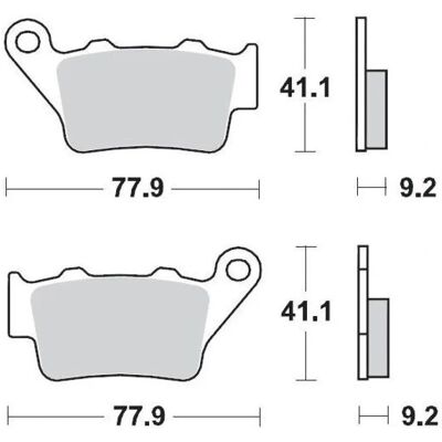 Moto-Master - 093212 Racing GP - Sintered Metal - Brake Pads Moto-Master - 093212 Racing GP - Sintered Metal - Brake Pads