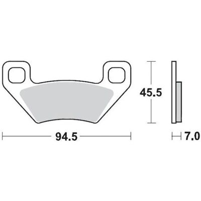 Moto Master - 097211 Racing - Metal sinterizzato - Pastiglie freno Moto Master - 097211 Racing - Metal sinterizzato - Pastiglie freno
