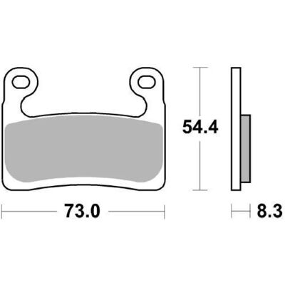 Moto Master - Carbone 413506 Road Pro - Brake pads Moto Master - Carbone 413506 Road Pro - Brake pads