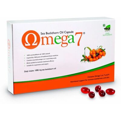 Pharma Nord Omega 7 Sea Buckthorn Oil - 60 Capsules Pharma Nord Omega 7 Sea Buckthorn Oil - 60 Capsules