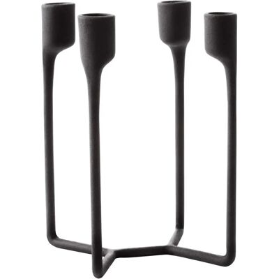 Portacandela Heima Nero - Design Scandinavo Portacandela Heima Nero - Design Scandinavo