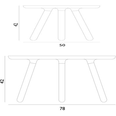 Normann Copenhagen Beistelltisch Ø 78 cm Weiß Normann Copenhagen Beistelltisch Ø 78 cm Weiß