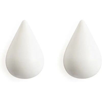 Normann Copenhagen Dropit Wandhaken klein, weiß, 2er Set Normann Copenhagen Dropit Wandhaken klein, weiß, 2er Set