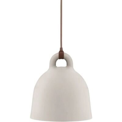 Normann Copenhagen - Modell Bell - Verstellbare Pendelleuchte - Beige - Aluminium - Designer Jacob Rudbeck Normann Copenhagen - Modell Bell - Verstellbare Pendelleuchte - Beige - Aluminium - Designer Jacob Rudbeck