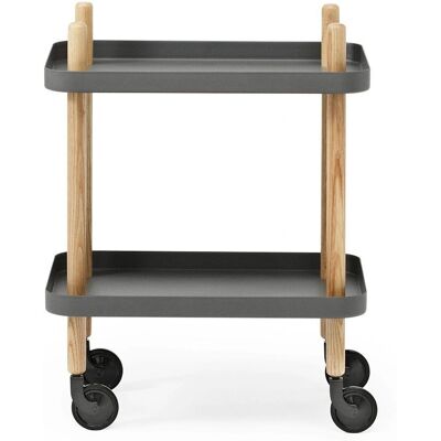 Normann Copenhagen Block Dunkelgrau Stahl Holz Beistelltisch - Produkttyp Normann Copenhagen Block Dunkelgrau Stahl Holz Beistelltisch - Produkttyp