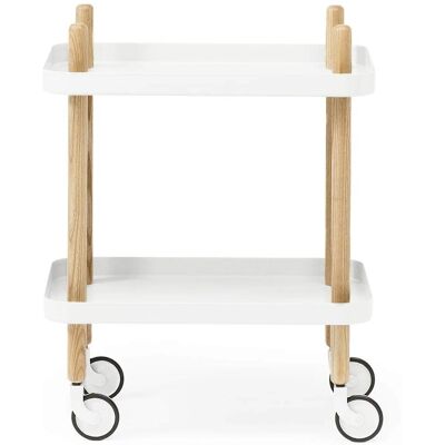 Normann Copenhagen Carrello - Bianco - Simon Legald - Tavolo di servizio Normann Copenhagen Carrello - Bianco - Simon Legald - Tavolo di servizio