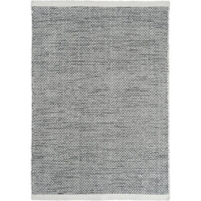Linie Design Asko Weiß Woll Baumwolle Nordischer Teppich - Teppich Linie Design Asko Weiß Woll Baumwolle Nordischer Teppich - Teppich