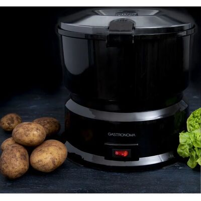 Gastronoma Elektrischer Aardappelschiller - 85W - Schwarz - Küchengerät Gastronoma Elektrischer Aardappelschiller - 85W - Schwarz - Küchengerät