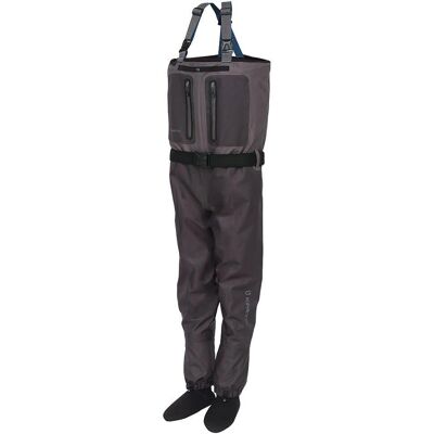 Buzo de pesca con pies de medias Kinetic X5 Boulder Grey - XL - Chubasquero para pesca outdoor Buzo de pesca con pies de medias Kinetic X5 Boulder Grey - XL - Chubasquero para pesca outdoor