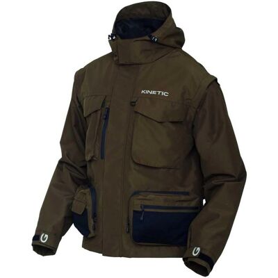 Kinetic Strider Zip Off Jacket - Waterproof, Breathable, Removable Sleeves Kinetic Strider Zip Off Jacket - Waterproof, Breathable, Removable Sleeves