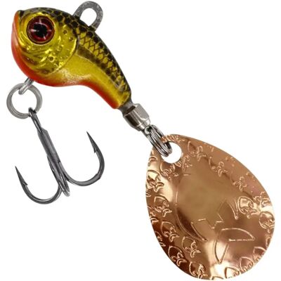 Westin DropBite Tungsten Spin Tail Jig - Gold Rush Westin DropBite Tungsten Spin Tail Jig - Gold Rush
