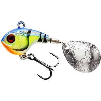 Westin DropBite Spin Tail Jig - 17g - Blå Craw - Fiskedrag Westin DropBite Spin Tail Jig - 17g - Blå Craw - Fiskedrag