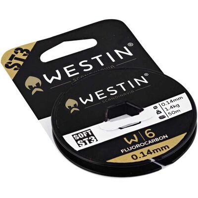 Westin W6 ST3 Fluorocarbon Linka - 50m, 0,26mm, 4,5kg Westin W6 ST3 Fluorocarbon Linka - 50m, 0,26mm, 4,5kg