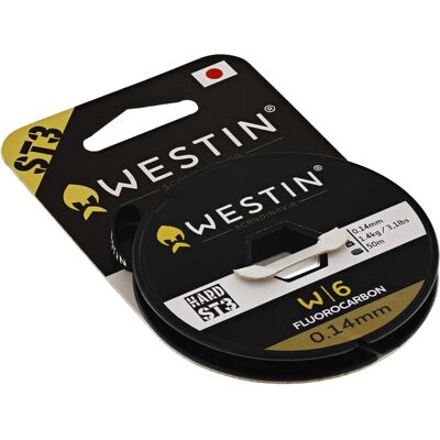 Westin fluorocarbon W6 ST3 klar 50 m - Fiskesnelle Westin fluorocarbon W6 ST3 klar 50 m - Fiskesnelle