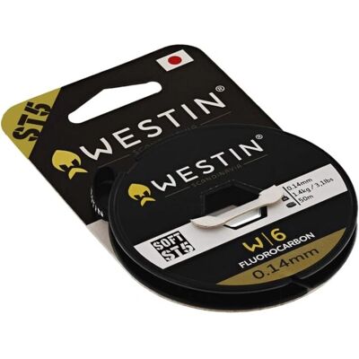 Westin W6 ST5 Fluorocarbon - 35m / 0,343mm / 7,7kg - Fiskelinje Westin W6 ST5 Fluorocarbon - 35m / 0,343mm / 7,7kg - Fiskelinje