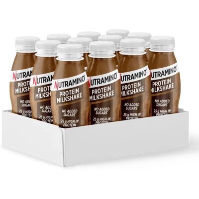 Nutramino Eiwit Milkshake - Vanille, Chocolade, Aardbei Nutramino Eiwit Milkshake - Vanille, Chocolade, Aardbei