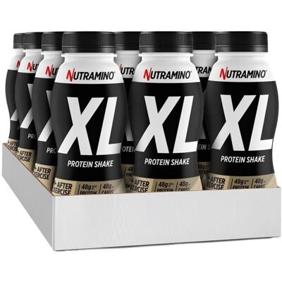 Nutramino Protein XL Shake - Vanille - 12x475ml Shake protéiné - Publicité Nutramino Protein XL Shake - Vanille - 12x475ml Shake protéiné - Publicité