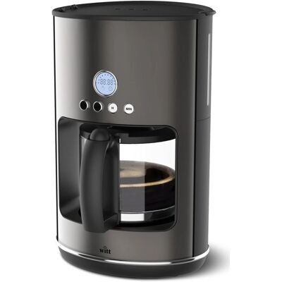 Witt Classic Kaffeemaschine - Grau, 1,5L, Digitaluhr Witt Classic Kaffeemaschine - Grau, 1,5L, Digitaluhr