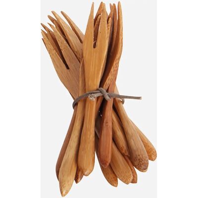 House Doctor Bambus Gaffel - 12 stk Natur House Doctor Bambus Gaffel - 12 stk Natur