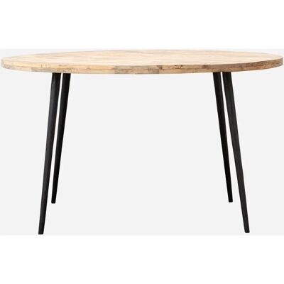 Society of Lifestyle 203800185 Table ronde en bois de manguier - Table basse/latérale/fin - Publicité Society of Lifestyle 203800185 Table ronde en bois de manguier - Table basse/latérale/fin - Publicité