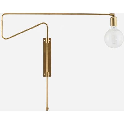House Doctor Swing Vägglampa - Messing, 70cm - Vägglampa House Doctor Swing Vägglampa - Messing, 70cm - Vägglampa