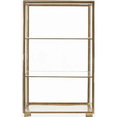 House Doctor Messing Glas Vitrine - 35x35x56,6 cm House Doctor Messing Glas Vitrine - 35x35x56,6 cm