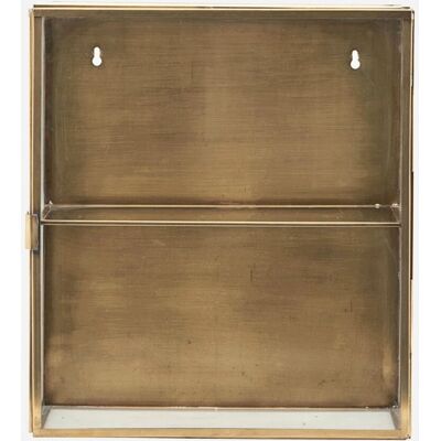 House Doctor - Glass Wall Cabinet - mässing - glasdörr - väggskåp House Doctor - Glass Wall Cabinet - mässing - glasdörr - väggskåp