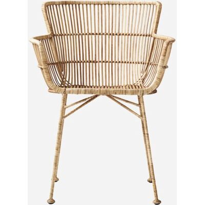 Chaise de salle à manger en rotin naturel House Doctor Cuun - Publicité Chaise de salle à manger en rotin naturel House Doctor Cuun - Publicité