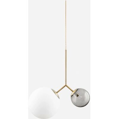 House of Lifestyle Taklampe - Moderne glass- og metallerlampe House of Lifestyle Taklampe - Moderne glass- og metallerlampe