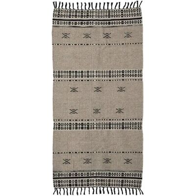 House Doctor Cros Woll- und Baumwollteppich - 90x200cm - Sand House Doctor Cros Woll- und Baumwollteppich - 90x200cm - Sand
