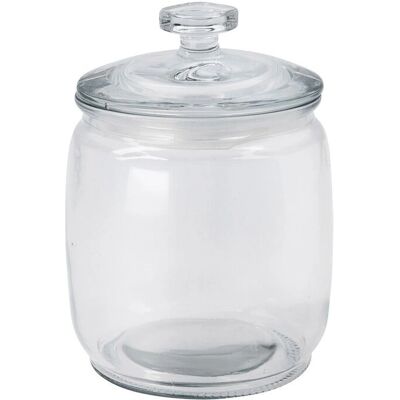 House Doctor Ville Oppbevaringskrukke - Klar, 11cm x 14,6cm House Doctor Ville Oppbevaringskrukke - Klar, 11cm x 14,6cm