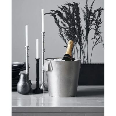 House Doctor Buck Vinbox - Borstad silver - 21x22 cm House Doctor Buck Vinbox - Borstad silver - 21x22 cm
