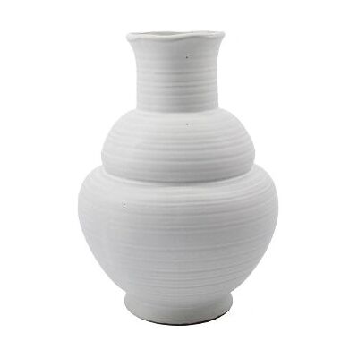 Vase House Doctor Liva - Blanc, 20cm, 29cm, Céramique - Publicité Vase House Doctor Liva - Blanc, 20cm, 29cm, Céramique - Publicité
